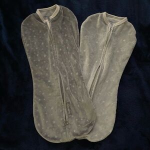 SwaddleMe Gray Baby Swaddle with Stars